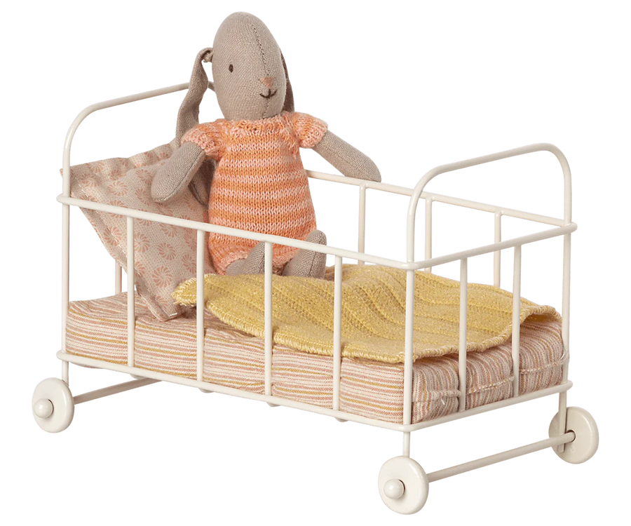 Maileg- Cot Bed, Micro, Rose