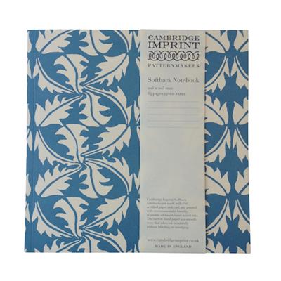 Cambridge Imprint-  Square Notebook with Lined Paper in Dandelion Blue