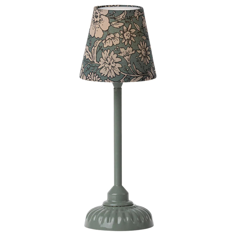 Maileg- Vintage Floor Lamp, Small, Dark Mint