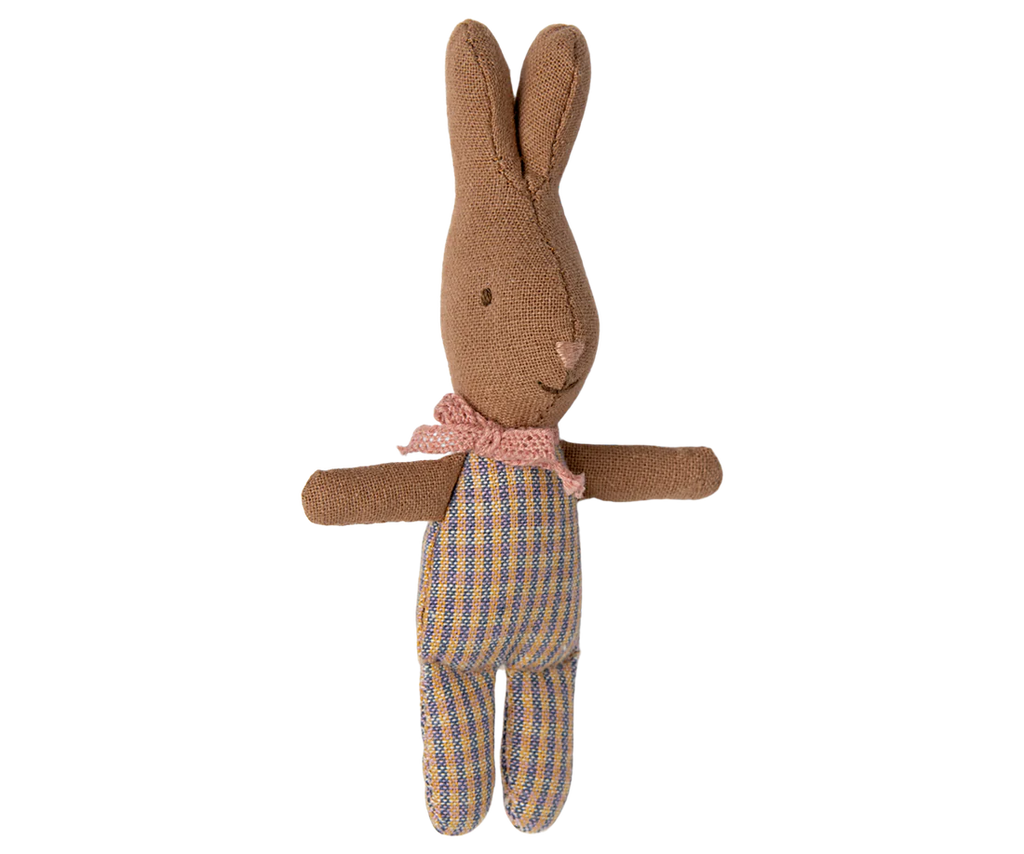 Maileg - Rabbit, My / Rose & Blue Check