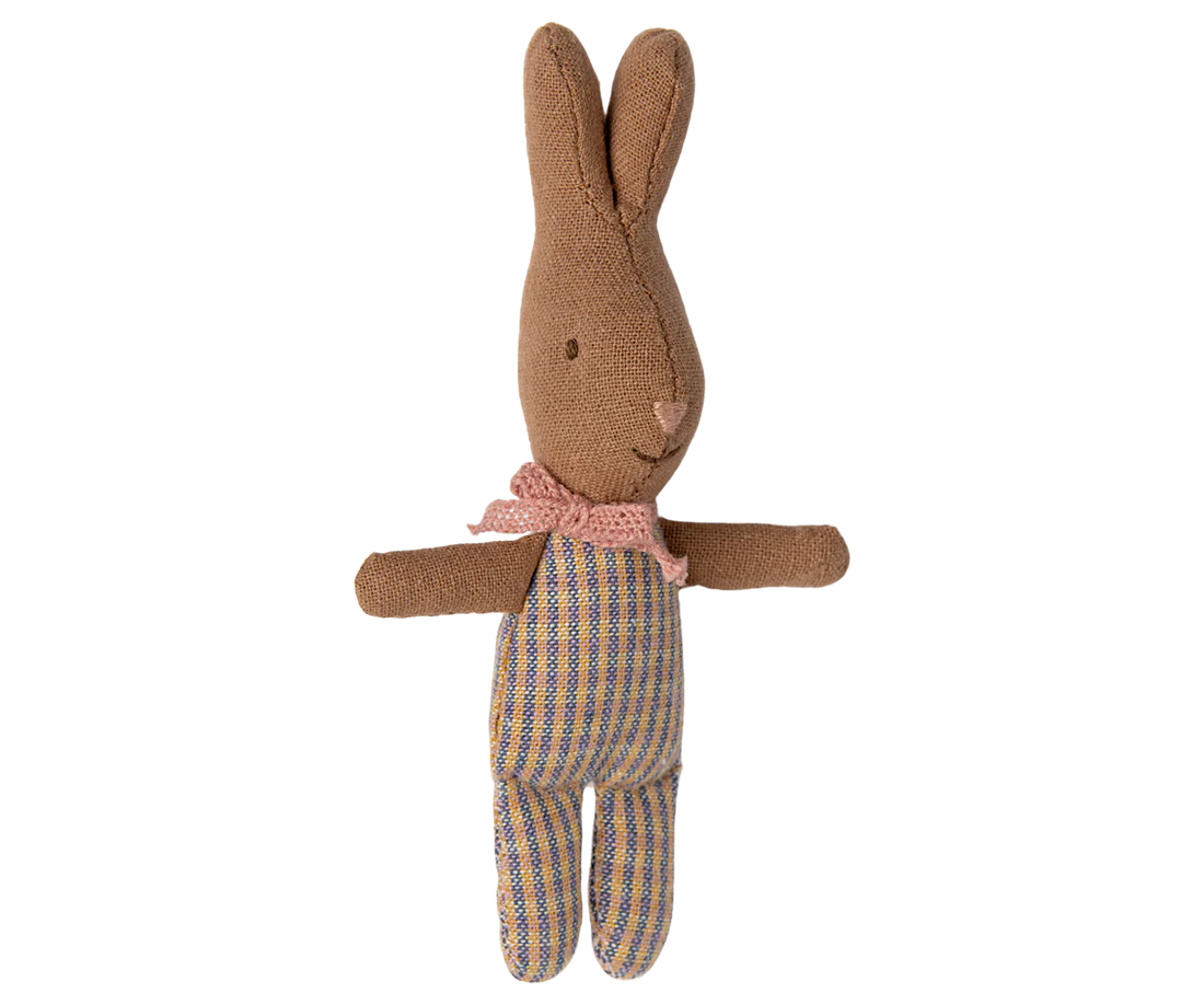 Maileg - Rabbit, My / Rose & Blue Check