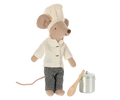 Maileg - Chef mouse with Soup pot & Spoon / Big brother