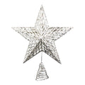 Gold Sparkling Moulded Tree Top Star, Lge- 35cm .