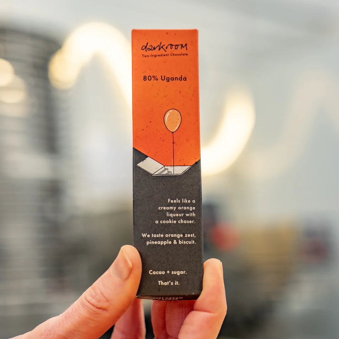 Darkroom Chocolate- 80% Uganda 25g Bar