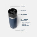 Yeti - Rambler 12 oz Travel Bottle | Stag Red