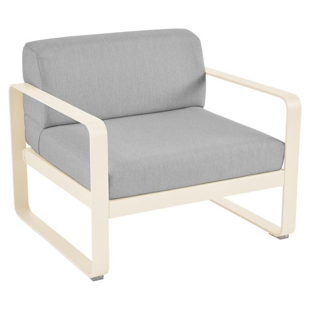 Fermob - Bellevie Armchair - Flannel Grey Cushions