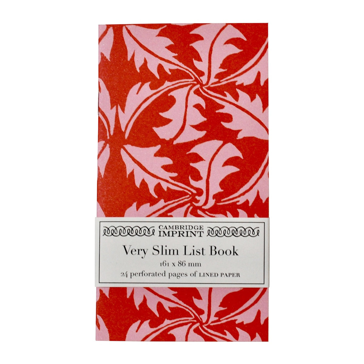 Cambridge Imprint - Very Slim List Book / Dandelion Rust and Rose