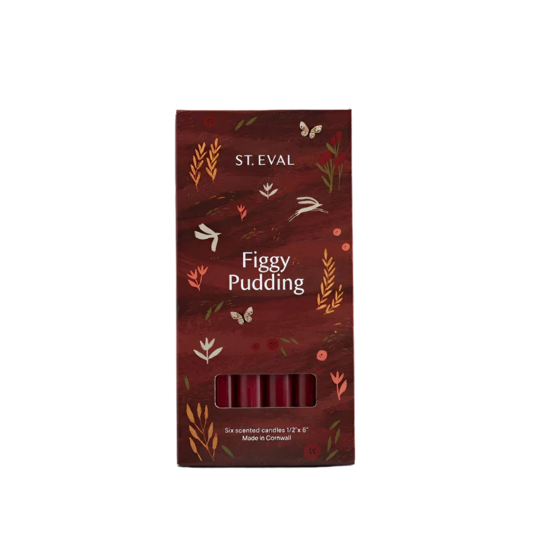 St. Eval Mini Candles, Box of 6/ Figgy Pudding