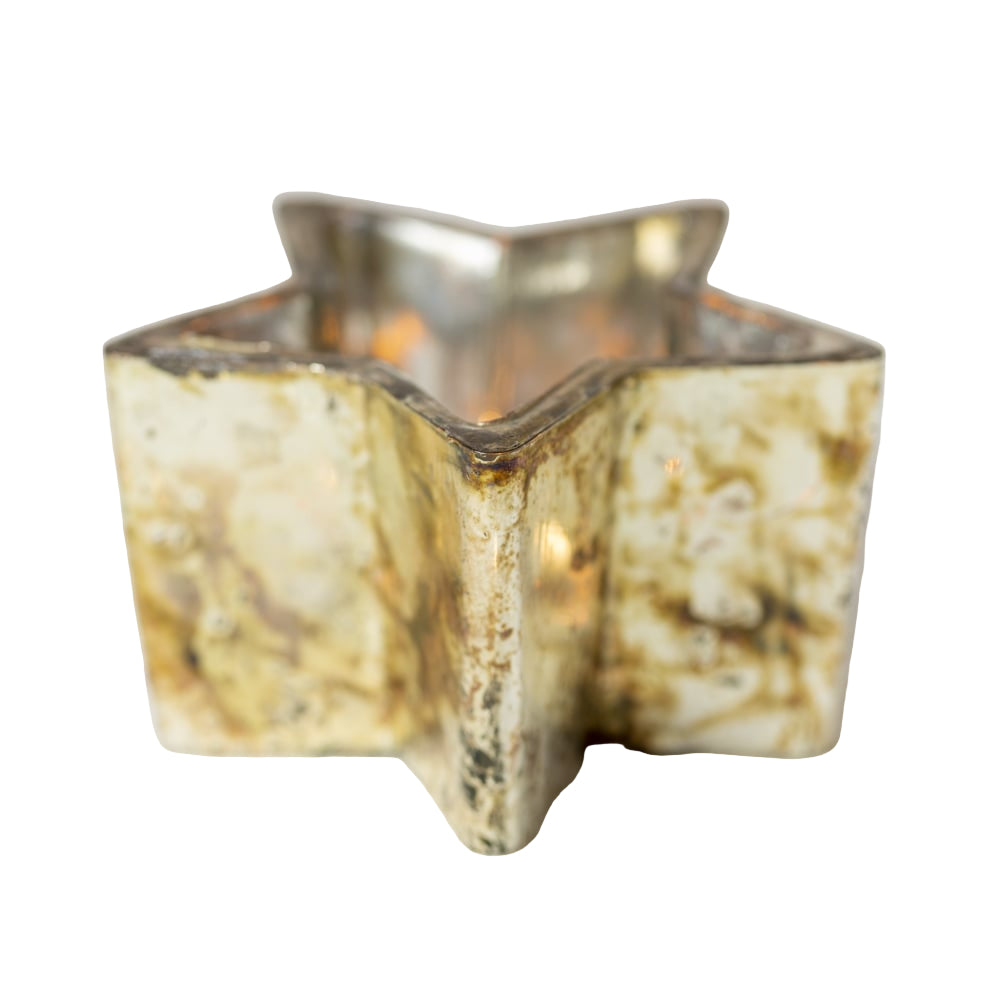 Grand Illusions - Starry Night T-Light Copper/Silver