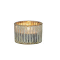 Grand Illusions - Ribbed Votive Antique Silver / Small