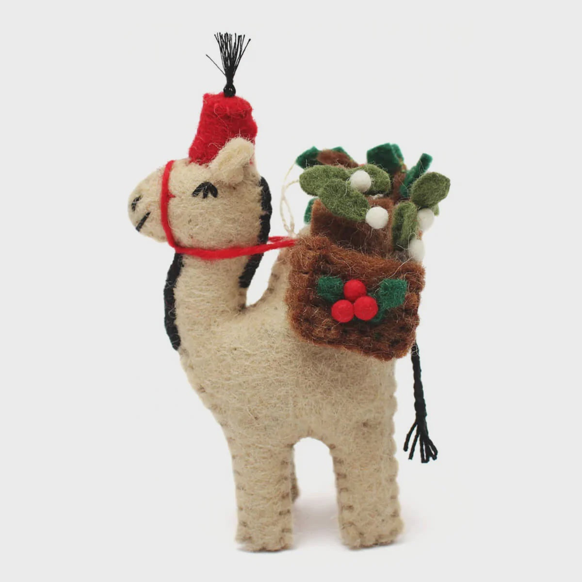 Amica - Camel with Christmas Panniers