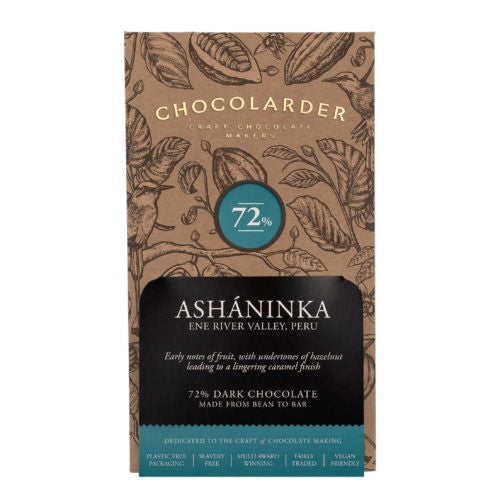 Chocolarder - 72% Asháninka Dark Chocolate Bar