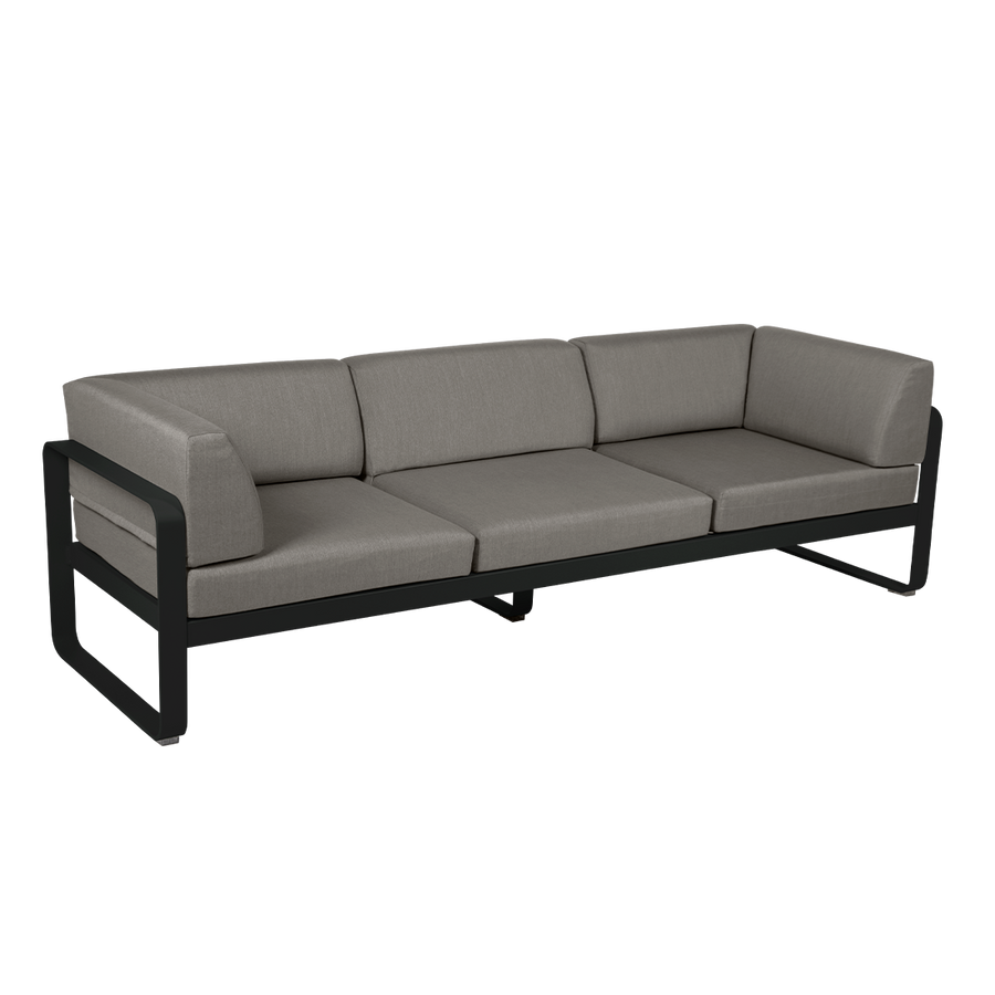 Bellevie 3 Seater Club Sofa - Grey Taupe Cushions