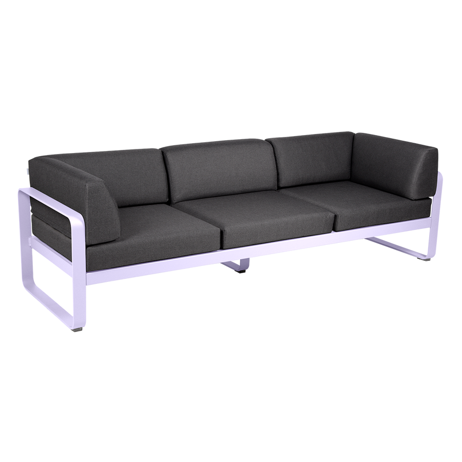 Bellevie 3 Seater Club Sofa - Graphite Grey Cushions