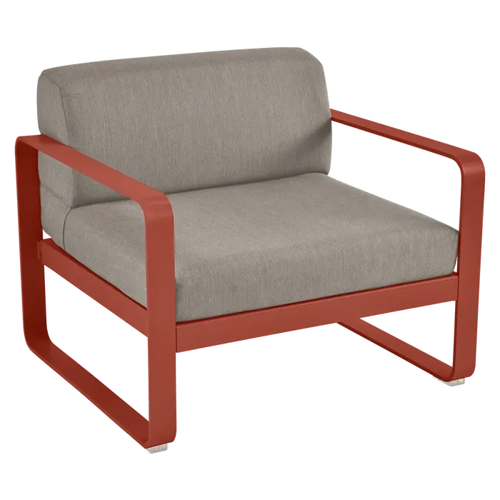 Fermob- Bellevie Armchair - Grey Taupe Cushions