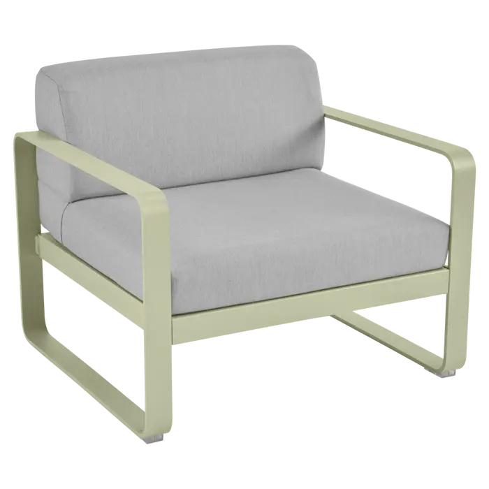 Fermob- Bellevie Armchair - Flannel Grey Cushions