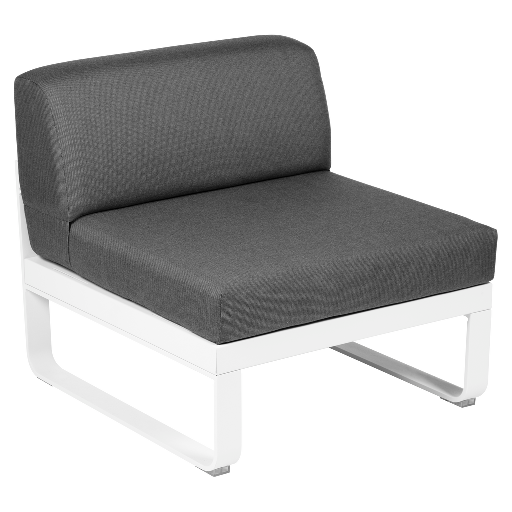 Fermob- Bellevie 1 Seater Central Module - Graphite Grey Cushions