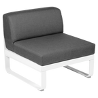 Fermob- Bellevie 1 Seater Central Module - Graphite Grey Cushions