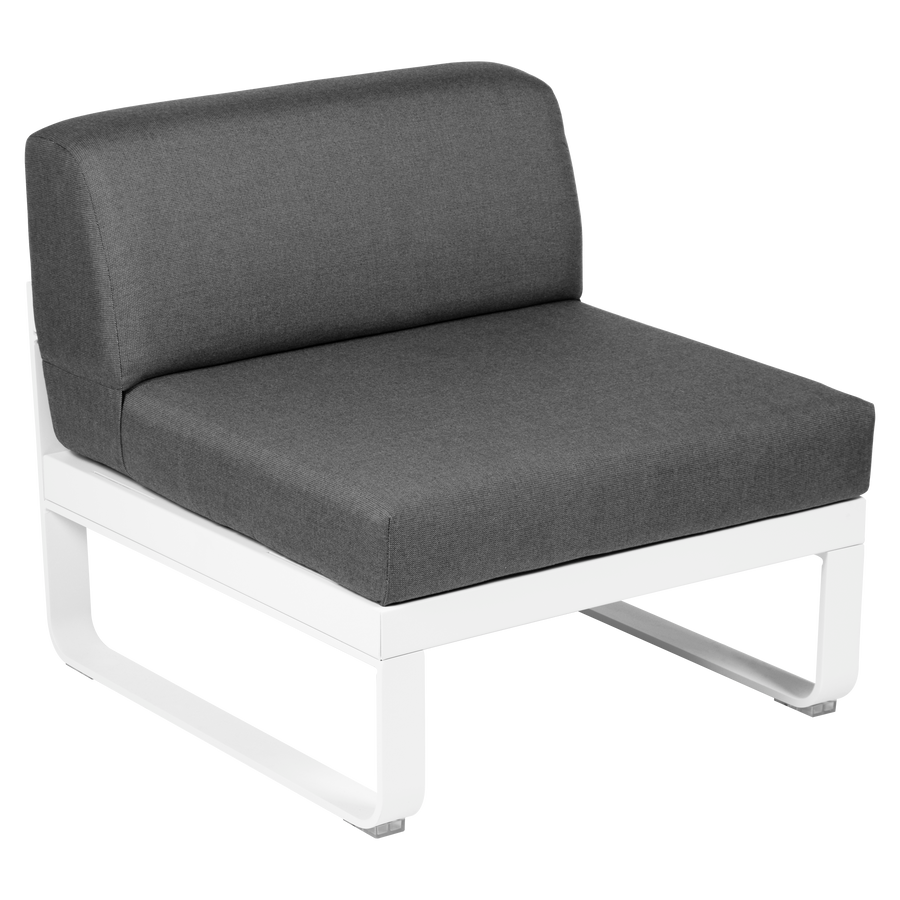 Fermob- Bellevie 1 Seater Central Module - Graphite Grey Cushions