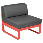Fermob- Bellevie 1 Seater Central Module - Graphite Grey Cushions