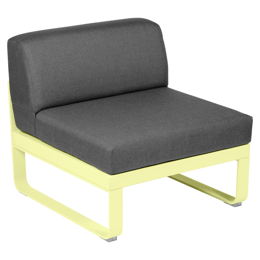 Fermob- Bellevie 1 Seater Central Module - Graphite Grey Cushions
