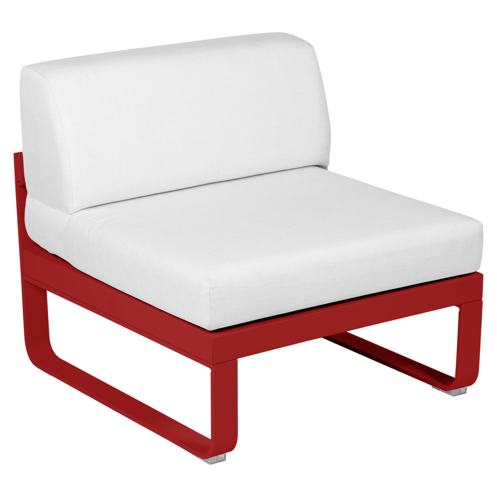 Fermob- Bellevie 1 Seater Central Module - Off White Cushions