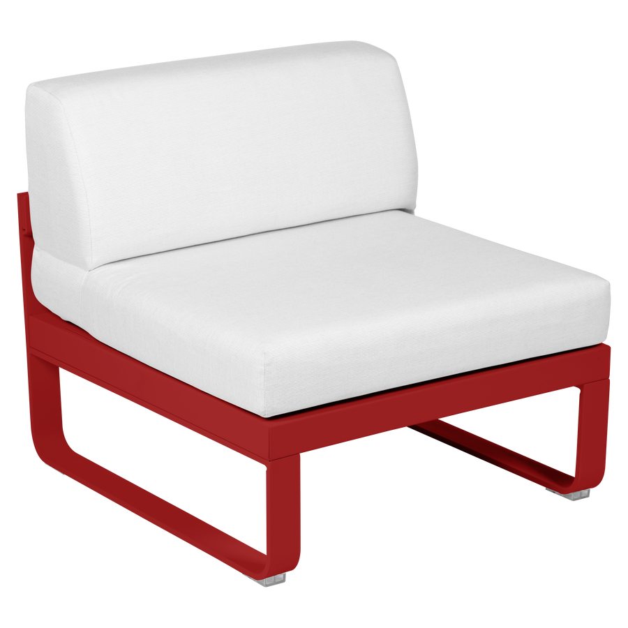 Fermob- Bellevie 1 Seater Central Module - Off White Cushions