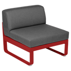 Fermob- Bellevie 1 Seater Central Module - Graphite Grey Cushions