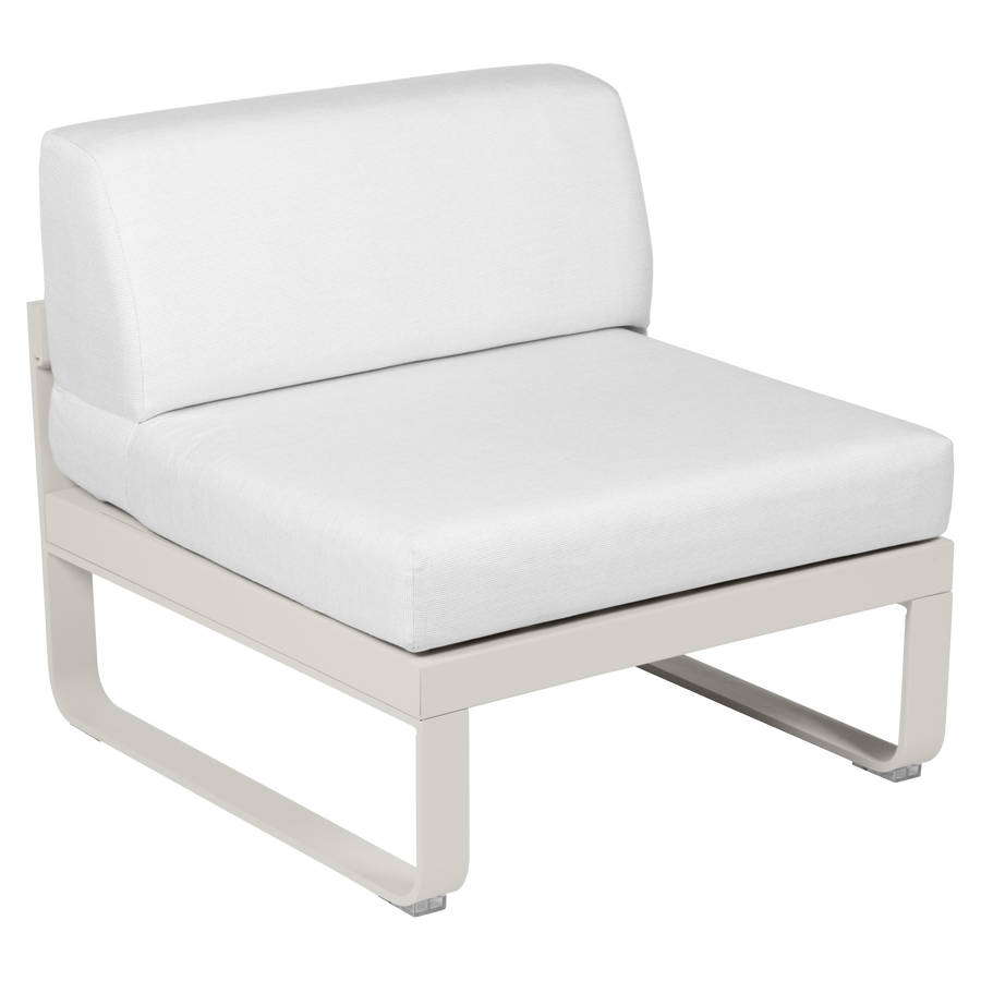 Fermob- Bellevie 1 Seater Central Module - Off White Cushions