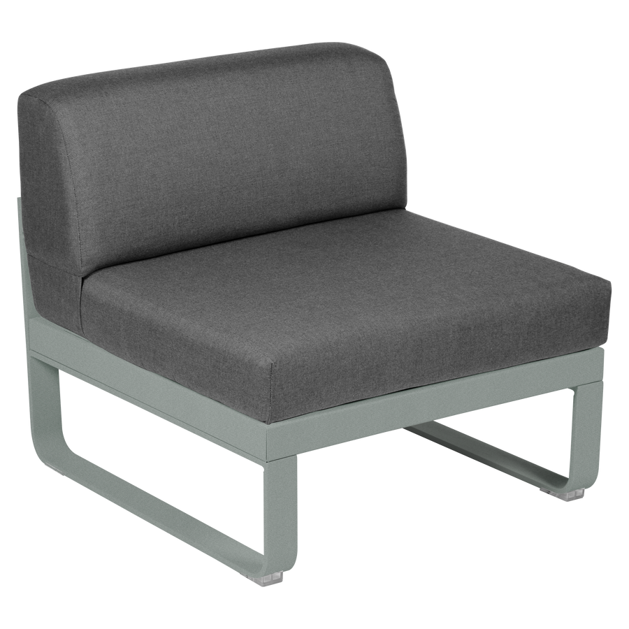 Fermob- Bellevie 1 Seater Central Module - Graphite Grey Cushions