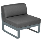 Fermob- Bellevie 1 Seater Central Module - Graphite Grey Cushions
