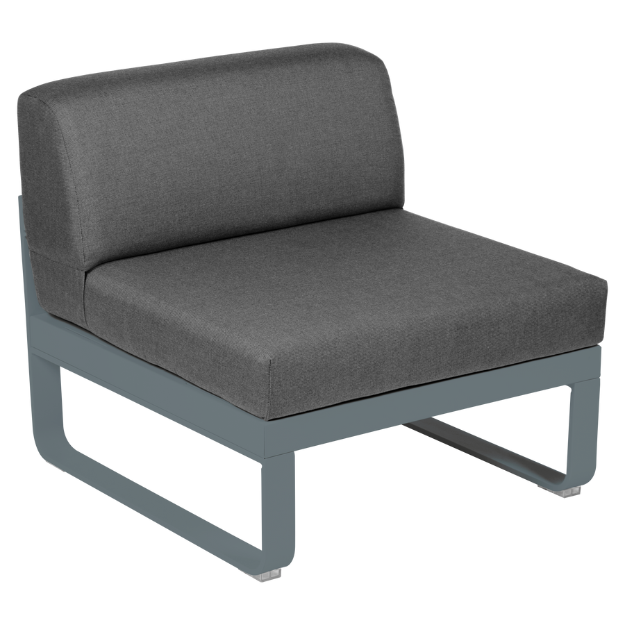 Fermob- Bellevie 1 Seater Central Module - Graphite Grey Cushions