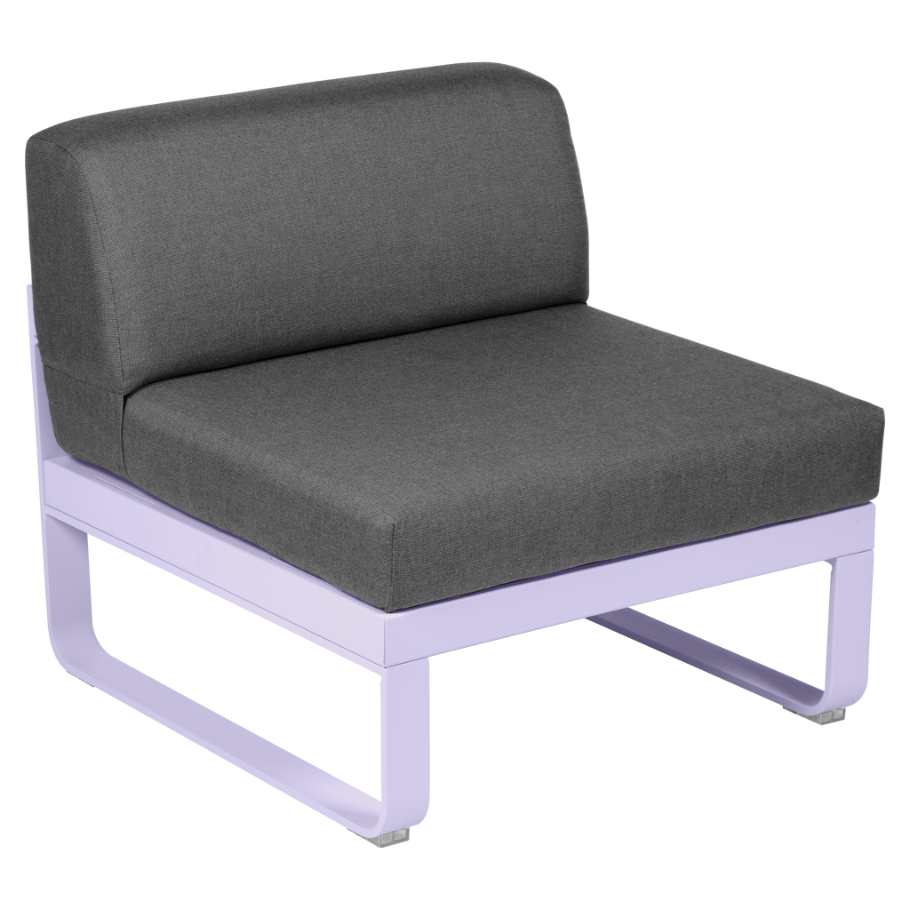 Fermob- Bellevie 1 Seater Central Module - Graphite Grey Cushions