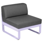 Fermob- Bellevie 1 Seater Central Module - Graphite Grey Cushions