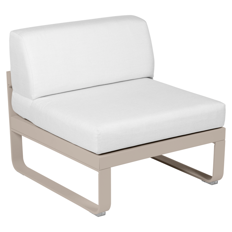 Fermob- Bellevie 1 Seater Central Module - Off White Cushions