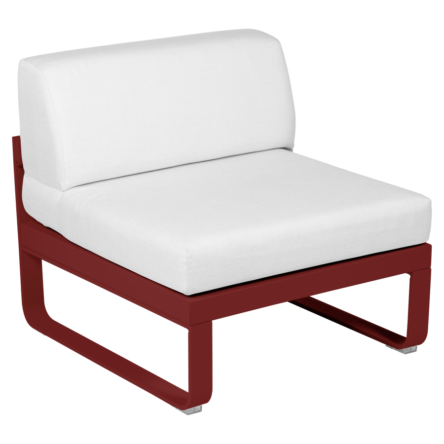 Fermob- Bellevie 1 Seater Central Module - Off White Cushions