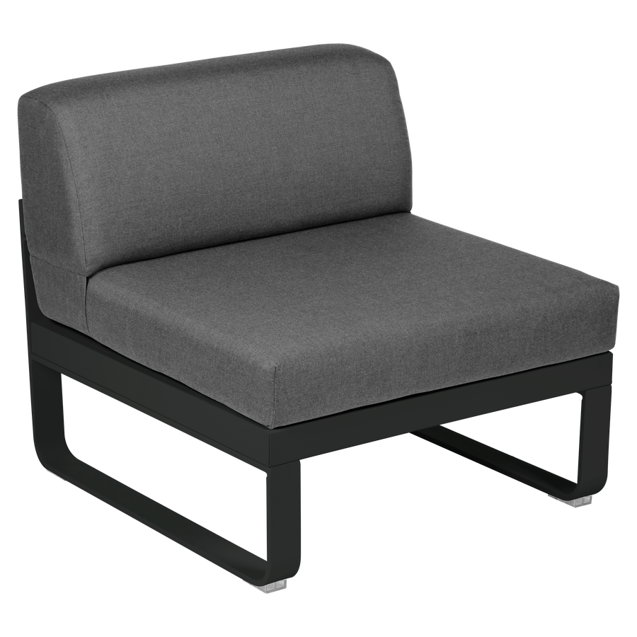 Fermob- Bellevie 1 Seater Central Module - Graphite Grey Cushions