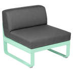 Fermob- Bellevie 1 Seater Central Module - Graphite Grey Cushions