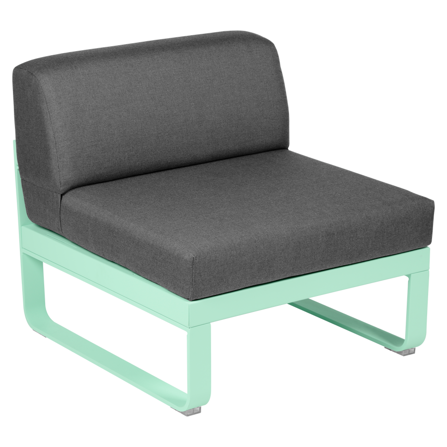 Fermob- Bellevie 1 Seater Central Module - Graphite Grey Cushions