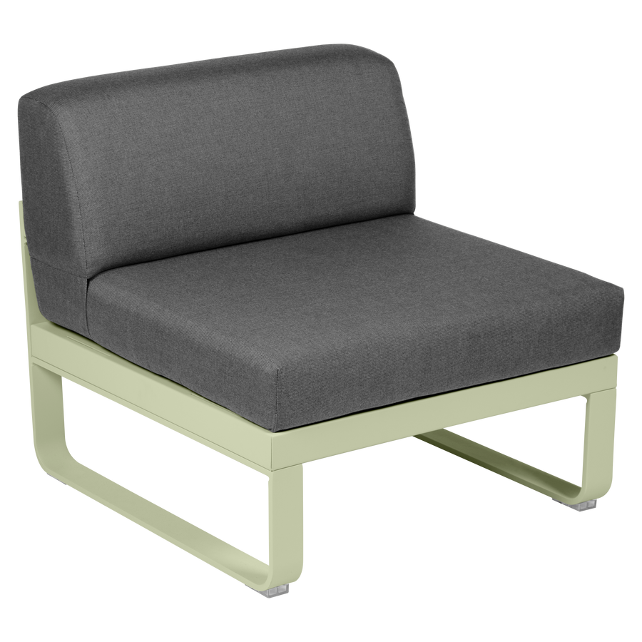 Fermob- Bellevie 1 Seater Central Module - Graphite Grey Cushions