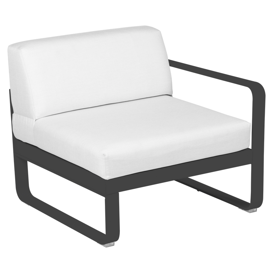 Fermob- Bellevie 1 Seater Right Module - Off White Cushions