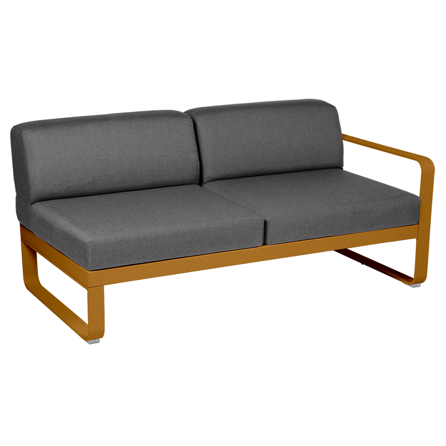 Bellevie 2 Seater Right Module - Graphite Grey Cushions