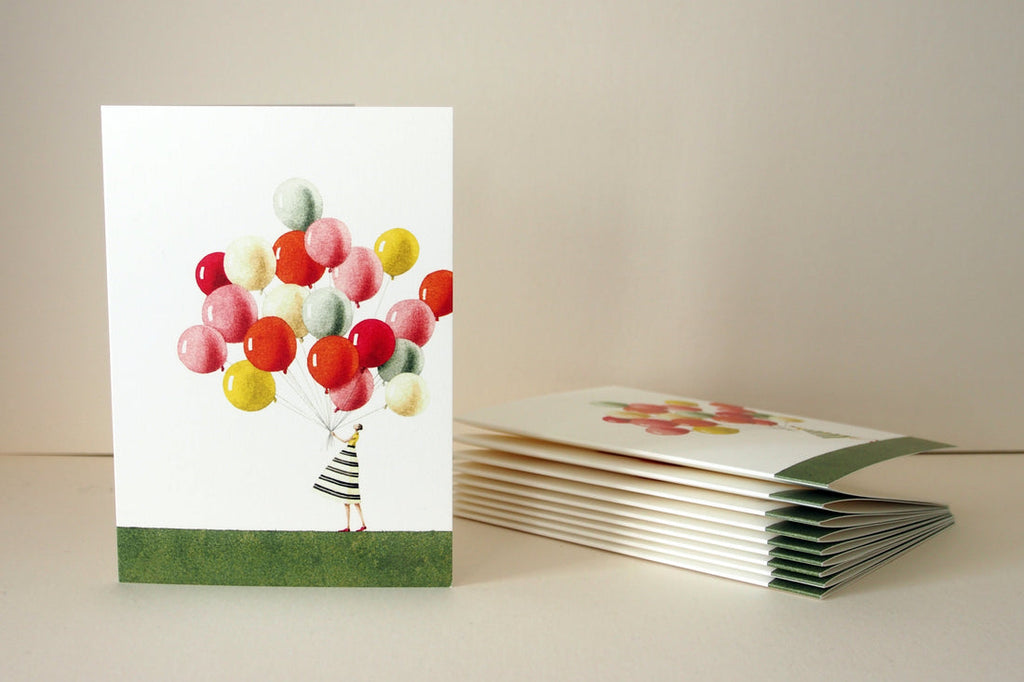 Laura Stoddart - Boxed 10 Card Set "Balloons"