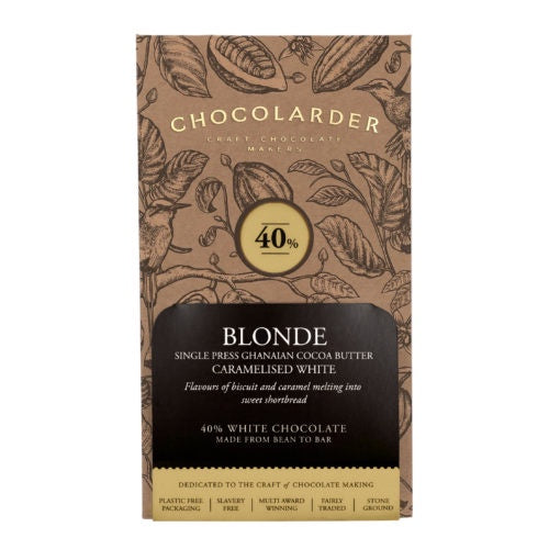 Chocolarder - 40% Blonde Chocolate Bar