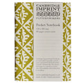 Cambridge Imprint - Pocket Notebook / Oak Leaves Sap Green