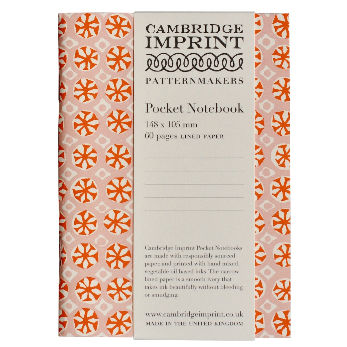 Cambridge Imprint - Pocket Notebook / Sea Urchin Neon