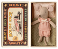 Maileg - Little sister mouse in matchbox