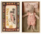 Maileg - Little sister mouse in matchbox
