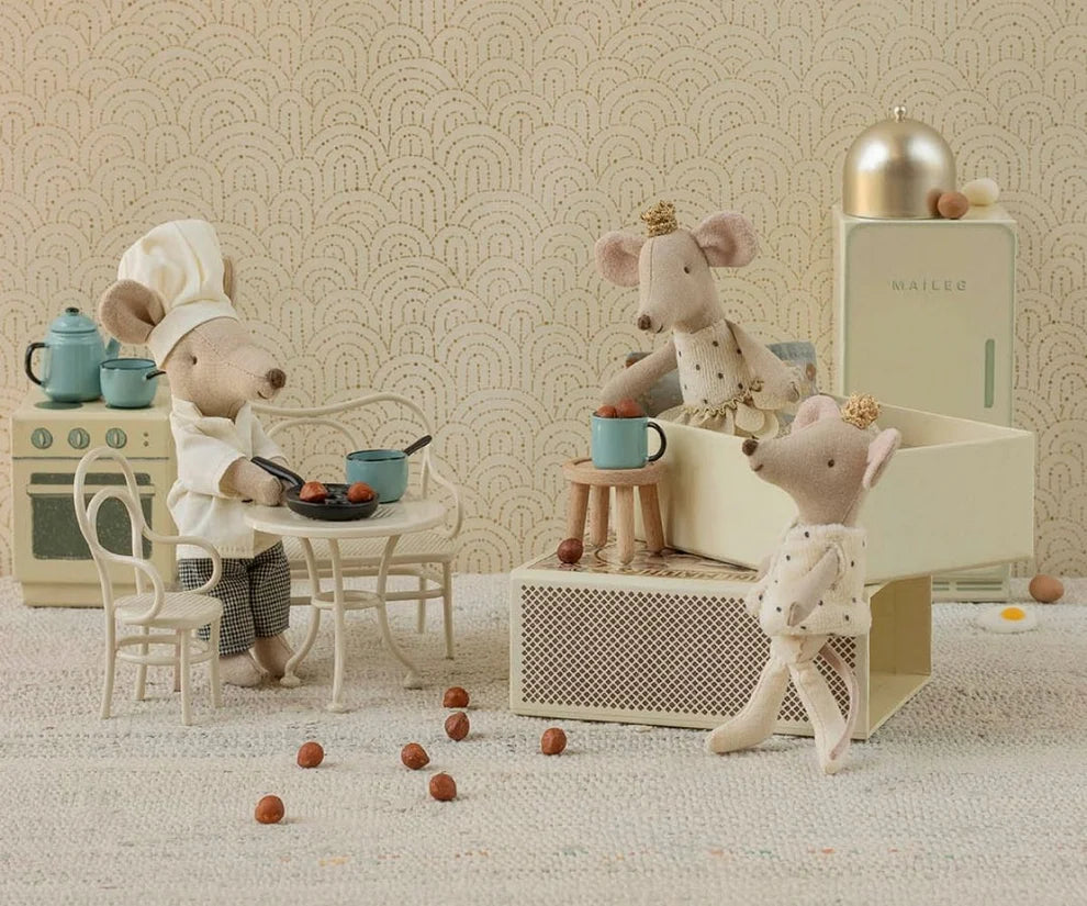 Maileg - Chef mouse with Soup pot & Spoon / Big brother