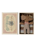 Maileg - Sleepy/Wakey Mouse in Matchbox - Rose